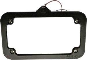Lighted License Plate Mount Black, 2, nordicamoto.ro