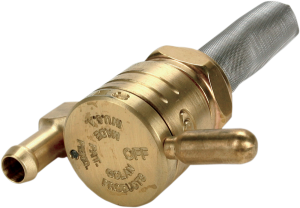 Petcock Click-slick 22mm Straight Brass Brass, 3, nordicamoto.ro