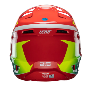 Leatt 2.5 V25 sisak, piros/savzöld/fehér, L-es méret, 3, nordicamoto.ro