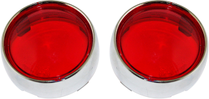 Bezel/lenses For Probeam® Bullet Turn Signals Chrome, 1, nordicamoto.ro