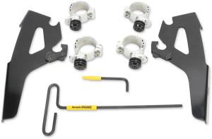 Fats/slim Windshield Trigger-lock Complete Mount Kit Black, 1, nordicamoto.ro