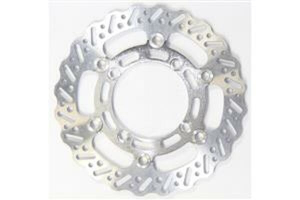 Supercross Contour Series Brake Rotors Silver, Stainless Steel
