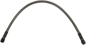 Braided Dot Universal Abs Brake Line Black, Black Pearl