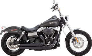 2-into-2 Big Shots Exhaust System Black, 1, nordicamoto.ro