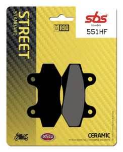 Hf Street Ceramic Organic Brake Pads, 1, nordicamoto.ro