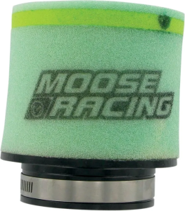 MOOSE RACING precíziós, előolajozott légszűrő, zöld 