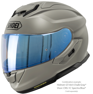 SHOEI GT-AIR3 teljes arcú sisak, krétaszürke, S méret, 2, nordicamoto.ro