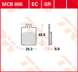 Ec sorozatú kerámia fékbetétek, 1, nordicamoto.ro