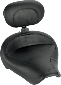 Wide Solo Seat With Removable Backrest Black