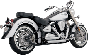 Shortshots Staggered Exhaust System Chrome 