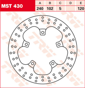 Round Fixed Brake Rotor 220-250mm Steel