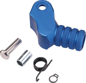 Recézett sebességváltó-csúcs, kék, 20 mm (3/4'') hosszabb, 1, nordicamoto.ro