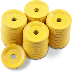 Grand Digger® Support Plates Yellow, Powder Coated, 1, nordicamoto.ro
