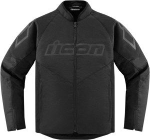 Icon Hooligan™ CE fekete, M-es méretű textildzseki, 1, nordicamoto.ro