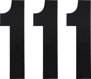 Standard Numbers Black