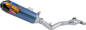 Exhaust Factory 4.1 Rct Ti-an Carb Cap Anodized Blue 