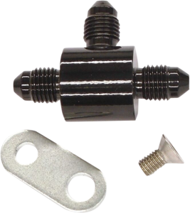 Brake Line T-block Fitting Black