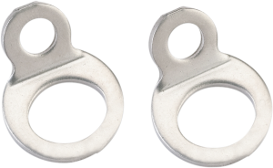 Strap Rings Silver, 1, nordicamoto.ro