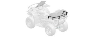 HÁTSÓ CSOMAGTARTÓ-KIBŐVÍTŐ CFMOTO CFORCE 600 / 625 / 600 TOURING / 625 TOURING ATV-HEZ (RÖGZÍTŐKÉSZLET NÉLKÜL) – FEKETE, 5, nordicamoto.ro