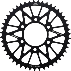 JT SPROCKETS Racelite alumínium hátsó lánckerék, fekete , nordicamoto.ro