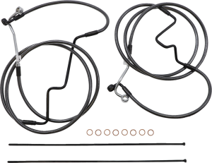 Black Pearl Designer Handlebar Installation Kit Black, 1, nordicamoto.ro