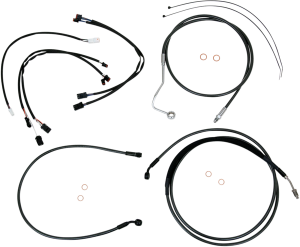 Black Pearl Upper Handlebar Installation Kit Black