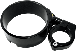 Speedometer Ring With Swivel Clamp Black, Anodized