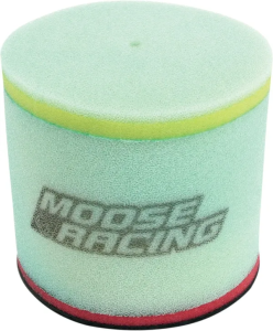 MOOSE RACING precíziós, előolajozott légszűrő, zöld 