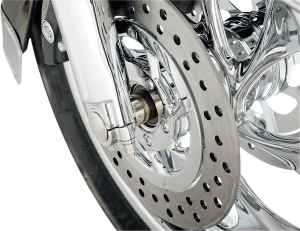 Flush-mount Front Axle Black, Silver, 3, nordicamoto.ro