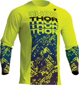 Tricou Thor Sector Atlas Acid/Blue XL, 3, nordicamoto.ro