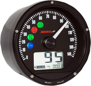 Digital Speedometer/tachometer Black, 1, nordicamoto.ro