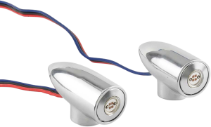 Lightning Bullets Run/turn Led Lights Chrome, 2, nordicamoto.ro