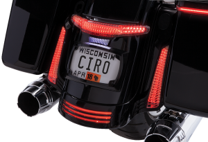 Latitude Taillight And License Plate Mount Black, 2, nordicamoto.ro