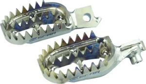 Titanium Footpegs Raw, 1, nordicamoto.ro