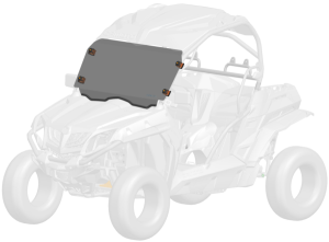 ELŐ- ÉS HÁTSÓ SZÉLVÉDŐKÉSZLET CFMOTO ZFORCE 550 EX / 800 UTV-HEZ, 4, nordicamoto.ro