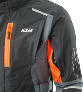 KTM Racetech WP kabát, szürke/fekete/narancssárga, L-es méret, 4, nordicamoto.ro