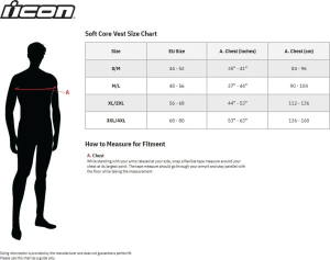 Vesta protectie Icon Softcore™ Black 3XL/4XL, 2, nordicamoto.ro