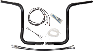 1-1/4(r) Ez Install Round Top Handlebar Kit Black, 4, nordicamoto.ro
