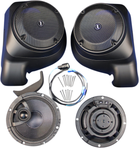 Rokker® Xrp 6.58° Fairing Speaker Kit With Hi-output Pei Tweeter Black, 2, nordicamoto.ro