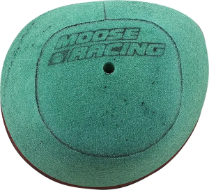 MOOSE RACING precíziós, előolajozott légszűrő, zöld 