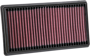 High-flow Air Filter Black, Red