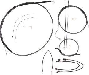 Black Pearl Designer Handlebar Installation Kit Black, 1, nordicamoto.ro
