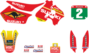 Graphics Kit Green, Red, Yellow