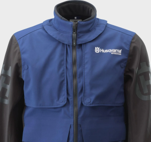 Husqvarna Gotland kabát – Fekete/Kék – XL, 2, nordicamoto.ro