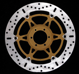 X-series Brake Rotor Gold, Stainless Steel, 1, nordicamoto.ro