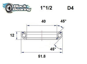 Headset Bearing, 2, nordicamoto.ro