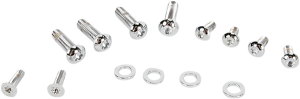 Handlebar Lever Switch Housing Master Cylinder Fastener Silver, 1, nordicamoto.ro
