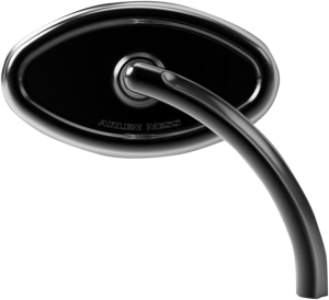 Cats Eye Forged Billet Mirror Anodized Black