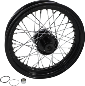 Replacement Laced Wheel Black, 1, nordicamoto.ro