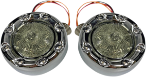 Probeam® Bullet Ringz 1157 Front Turn Signals Chrome, 1, nordicamoto.ro